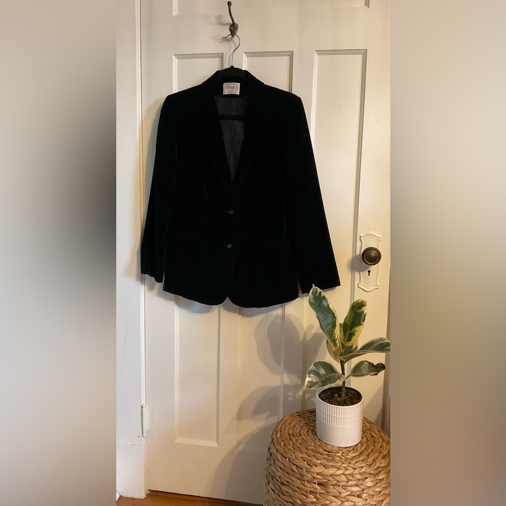 Vintage velvet blazer